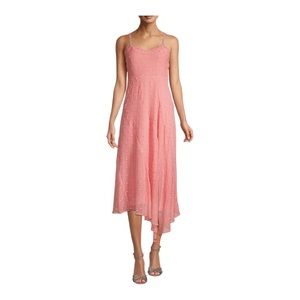 REBECCA TAYLOR Pink Ethereal midi dress